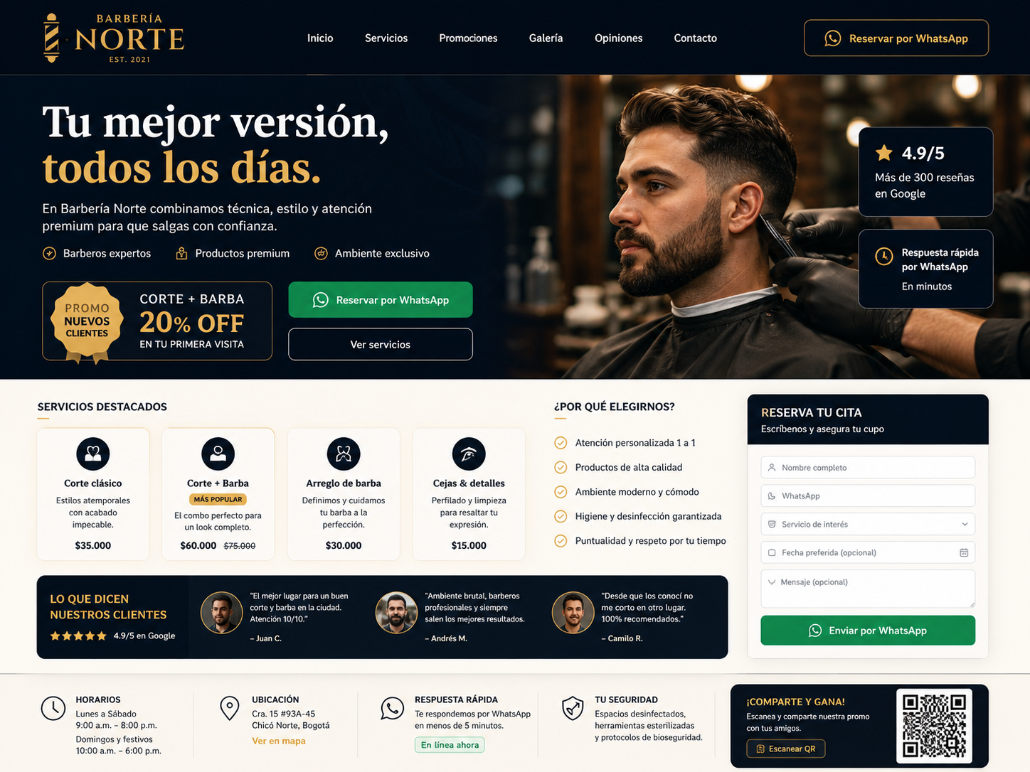 Maqueta Barbería