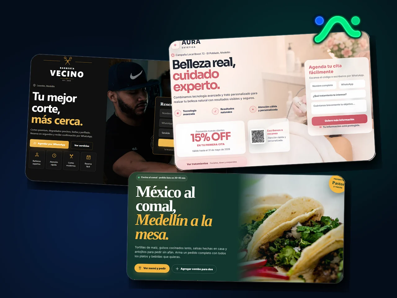 Proyecto real de sitio web multipágina